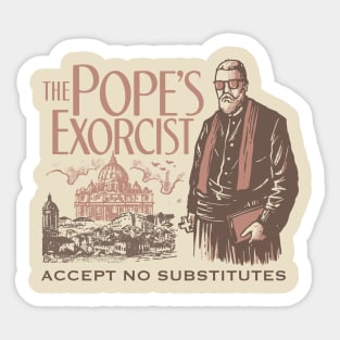 Pope's Exorcist Vatican City Sticker